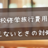 高校修学旅行費用が払えないときの【対処法】母子家庭でも諦めないためにできること