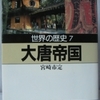 宮崎市定「世界の歴史07　大唐帝国」（河出文庫）　シルクロードは漢の金銀を流出させて国を滅亡させ、名産品をたくさんもつ唐を輸出超過で経済発展させる。