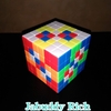 ルービックキューブで模様を作りました！　Rubik's Cube art design