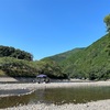 実家帰省▷今年はサイコーの天気で川遊び