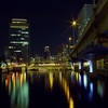 夜の水都大阪。