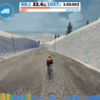 本日のアクティヴィティ朝 zwift92分 31.7km、+1,064m