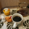 今回のコーヒーはマンデリンG1(中深煎り)～お茶請けはカボチャプリン～