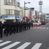 飯田市消防団出初め式　市中パレード