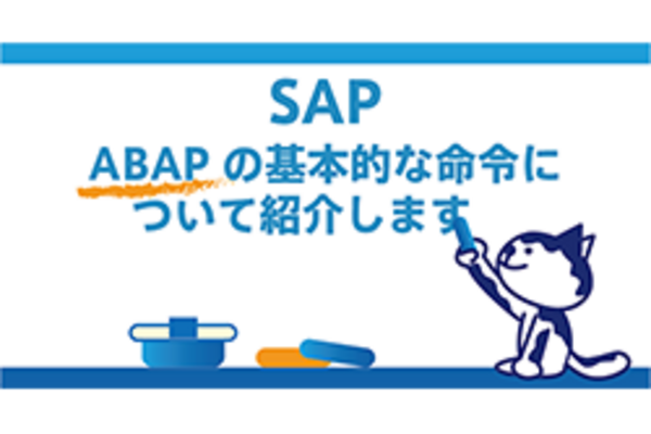 【SAP】ABAPの基本的な命令について紹介します