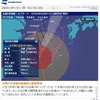 台風9号通過