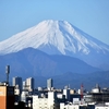 雲一つない　快晴の富士山　冬に向かっていますね