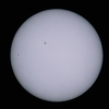 「太陽(白色光)」の撮影　2024年4月8日(機材：ミニボーグ45EDⅡ、E-PL8、ポラリエ)