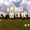 ８月25・26日　北八ヶ岳・白駒池でみた苔と秋の花