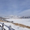 阿蘇山上で今シーズン一番の積雪