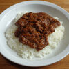 今日の食べ物　昼食にカレー