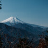 秀麗富嶽十二景　高畑山〜倉岳山　富士山を眺める初冬のハイキング