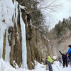 層雲峡で氷瀑ツアー