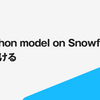 dbt Python model on Snowflake に型をつける