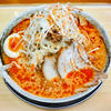 意外と美味しかった辛味噌 × 背脂ラーメン（ラーメン飛雄馬 見附店）