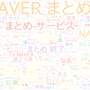 　Twitterキーワード[NAVER]　07/01_17:02から60分のつぶやき雲