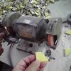 大船渡でタイル磨き
