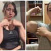 【今日の筋肉】上腕が日本一盛れてる女子💪のアームレスリング世界チャンピオン竹中絢音さん❤️の超貴重なYoutubeライブのチカラコブショット💪やTwitter新アカウントのお宝筋肉ショット💪をご紹介します！！