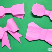 夏の折り紙リース 折り紙メモ