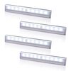 【Amazon】LED ルームランプ 車内照明 人感センサーライト 高輝度 1500LM 8W 室内 作業灯 超高輝 車用 LEDライト 室内 倉庫照明 庫内灯 船 テントライト キャンピングカー 軽キャンパー トラック 電池入り 4本