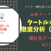 種牡馬データ分析No.13 タートルボウル徹底解剖～マイナー種牡馬だけに妙味抜群！適条件で産駒を狙い撃ち！～