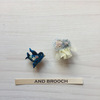 物語付き刺繍ブローチ　and brooch　No89