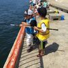 子供会の　『釣り大会』　に初めて参加～～～