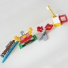 レゴ：ハサミ、からくり箱、新幹線、歯ブラシセットの作り方 LEGOクラシック10698だけで作ったよ (オリジナル説明書)