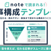 noteで読まれる記事構成テンプレート｜公式の型と作り方のコツ