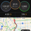 Eペース走21.1km