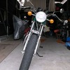 XS650 サイドスタンド修正