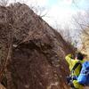 2012年3月25日（日）イエティ送別山行、六甲・ロックガーデンを行く