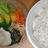 かに玉と水餃子の中華弁当