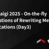 RubyKaigi 2025 - On-the-fly Suggestions of Rewriting Method Deprecations (Day3)