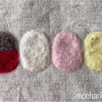 羊毛フェルトの4匹のねことクリスマスの額飾り・まとめ - mocharina