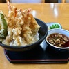 🚩外食日記(1133)    宮崎ランチ   「食道家 離 伸」②より、【大盛えび天丼セット】‼️🌐宮崎市高岡町🌐