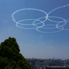 【ブルーインパルス】福岡の空にサクラ咲く