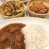 再びシャバシャバチキンカレーとニンジンのサンバル風