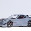 【プラモ製作】アオシマ RE雨宮 FD3S RX-7 ポリメタルグレーメタリックで塗装