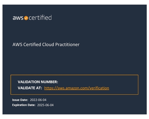 AWS Certified Cloud Practitionerに合格した話