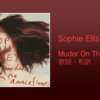 【歌詞・和訳】Sophie Ellis-Bextor / Muder On The Dancefloor