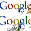 Googleのロゴ：日替わり漫画？