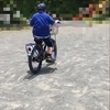 えー自転車乗れたの！？漕いでる姿を初めて見たのは親友