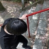 初参拝の愛宕神社の階段で、ちょっと感動した息子の行動