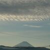 富士山と雪