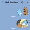 🐗カピバラとイルカのLINEスタンプ 申請中🐬
