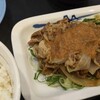 ネギたっぷり牛肉のエスニック炒め定食
