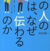 『あの人の声は、なぜ伝わるのか』中村明一(幻冬舎エデュケーション)