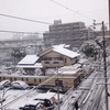 雪の名古屋