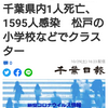 【新型コロナ速報】千葉県内1人死亡、1595人感染　松戸の小学校などでクラスター（千葉日報オンライン） - Yahoo!ニュース
